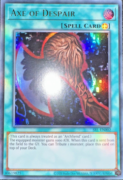 Axe Of Despair - Ultra Rara SRL-EN002 YuGiOh TCG Card - Image 1