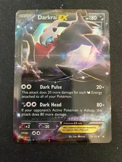 Pokemon TCG Darkrai EX Breakpoint 74/122 Card - NM - Image 1