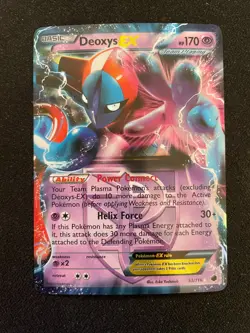 Deoxys EX 53/116 Plasma Freeze Holo Ultra Rare Pokemon Card - LP+ - Image 1