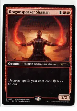 MTG Dragonspeaker Shaman Promo Extended Art Commander Party 2025 - Image 1