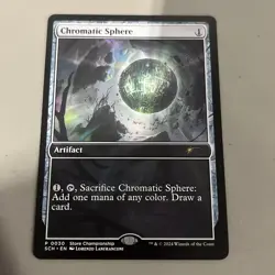 MTG Chromatic Sphere promo Store Championship Card - Image 1