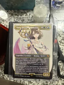 Yuna, Grand Summoner 208 Borderless FINAL FANTASY Magic the Gathering - Image 1