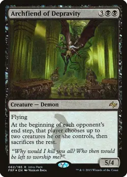 Archfiend of Depravity - Foil Promo Fate Reforged HP MTG - Image 1