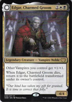 MTG Edgar, Charmed Groom (236) | NM | Innistrad: Crimson Vow {VOW} - Image 1