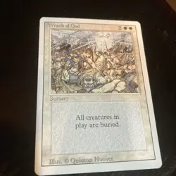 Wrath of God Magic the Gathering Revised Edition - NM - Image 1