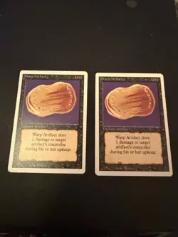 2 RARE NP GEM/NM!! MTG Warp Artifacts Third EDITION! - Image 1