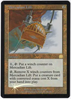 Mercadian Lift 1999 Mercadian Masques FOIL Colorless Rare Artifact MTG NM AZ1 - Image 1