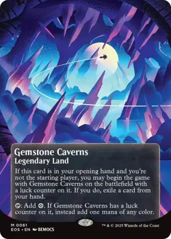 1x Gemstone Caverns Borderless (Edge of Eternities) - Image 1