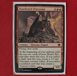 MTG Bonehoard Dracosaur - The Lost Caverns of Ixalan LP - Image 1