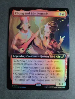 Chong and Lily, Nomads (Extended Art Foil) Rare MTG Avatar Eternal - Image 1