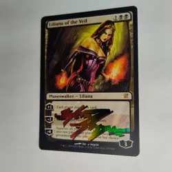 MTG Liliana of the Veil Innistrad - Signed by Artist Steve Argyle: Unicorn Blood - Image 2