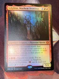Solphim, Mayhem Dominus X1 Mtg Phyrexia All Will Be One Nm Foil - Image 1