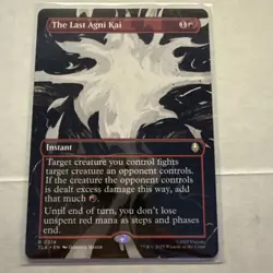 Magic MTG - The Last Agni Kai (Borderless) - Avatar The Last Airbender - Image 1