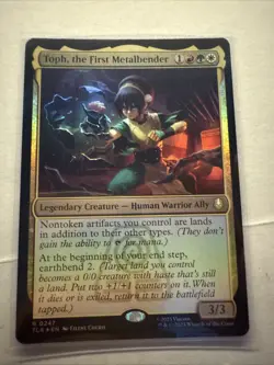 Mtg Avatar The Last Airbender Toph, The First Metalbender NM Foil - Image 1