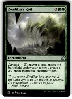 Zendikar's Roil Commander: Zendikar Rising Regular MTG - Image 1