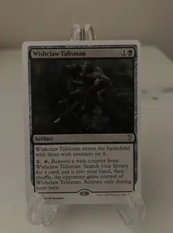 MTG Wishclaw Talisman (White Border) Mystery Booster 2 #51 NM MB2 Magic Mint - Image 1