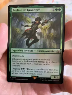 MTG Aveline de Grandpre (Foil) [Assassin's Creed, Near Mint] - Image 1