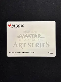 Yue, the Moon Spirit 41/54 Avater the Last Airbender Art Series Gold Stamped - Image 3