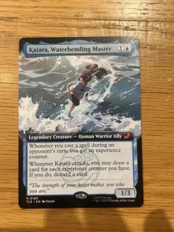 Katara, Waterbending Master - Extended Art #180 - Avatar: Eternal - NM MTG - Image 1