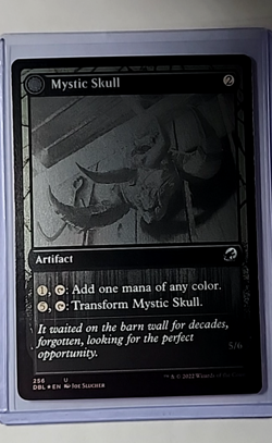 2022 MTG Magic The Gathering Innistrad Double Feature Foil #256 Mystic Skull - Image 1