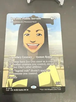 Joo Dee Public Servant MTG AVATAR mythic0018 bordlesa non foil - Image 2