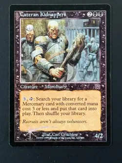 MTG - Cateran Kidnappers - Mercadian Masques - Foil - NM (Magic: The Gathering) - Image 1
