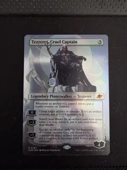 Tezzeret, Cruel Captain Borderless Edge of Eternities EOE MTG Mythic Foil Nm - Image 1
