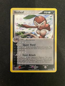 Nuzleaf 45/101 Reverse Holo EX Hidden Legends Pokemon TCG - LP - Image 1
