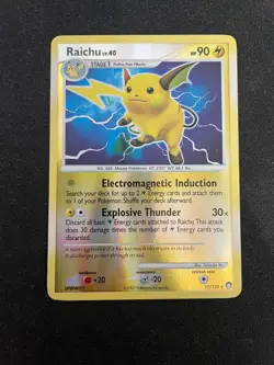 Raichu 15/123 Mysterious Treasures Reverse Holo Rare Pokemon TCG - LP+ - Image 1