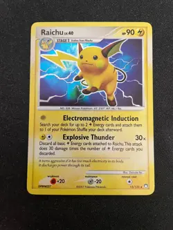 Raichu 15/123 Holo Rare Mysterious Treasures Pokemon TCG -LP+ - Image 1