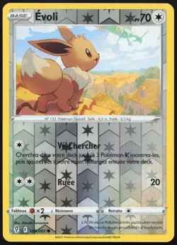 Carte Pokemon Evoli 125/203 Reverse Evolution Celeste Francais - Image 1