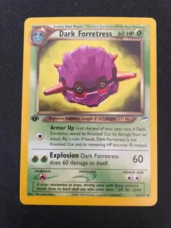 Dark Forretress 35/105 1st Edition Neo Destiny Pokemon TCG - LP+ - Image 1