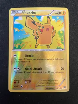 Pokemon TCG Pikachu XY 42/146 Reverse Holo Common - NM - Image 1