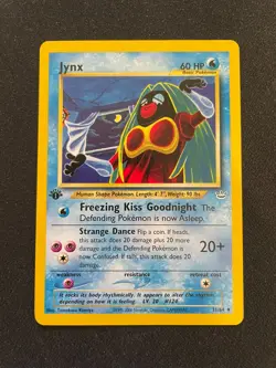 Jynx 31/64 Neo Revelation 1st Edition Pokemon TCG - LP+ - Image 1