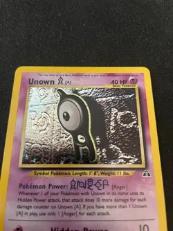 Unown [A] 14/75 Neo Discovery Holo Rare Pokemon TCG - LP+ - Image 2