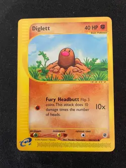Diglett 106/165 Expedition Common Pokemon TCG - LP+ - Image 1