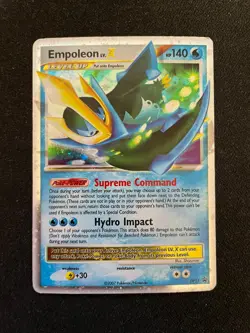 Pokemon TCG Empoleon LV.X DP Black Star Promotional DP11 Holo Promo - MP - Image 1