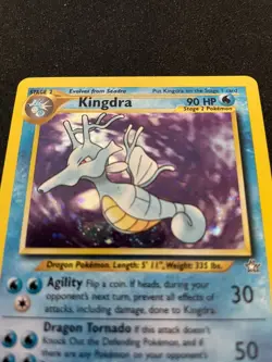 Kingdra 8/111 Neo Genesis Holo Rare Pokemon TCG - LP+ - Image 2