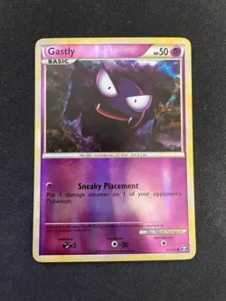 Gastly 63/102 Triumphant Reverse Holo Rare Pokemon TCG - LP+ - Image 1