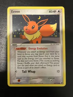 Eevee 55/115 Common EX Unseen Forces Pokemon TCG - LP - Image 1