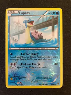 Lapras 25/99 Rare Next Destinies Reverse Holo Pokemon TCG - LP+ - Image 1