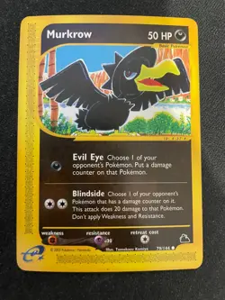 Murkrow 79/144 Common Skyridge Pokemon TCG - LP+ - Image 1