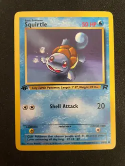 1st Edition Squirtle 68/82 Team Rocket Set Pokemon TCG - LP - Image 1