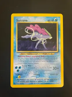 Suicune 27/64 Rare Neo Revelation Pokemon TCG - LP+ - Image 1