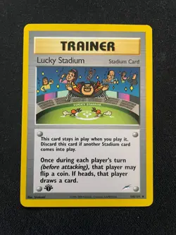 Lucky Stadium 100/105 Neo Destiny 1st Edition Pokemon TCG - LP+ - Image 1