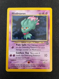 Misdreavus WOTC Black Star Promo 39 Pokemon TCG - LP+ - Image 1