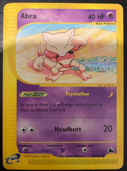 Abra 46/144 Skyridge Regular Pokemon TCG - LP+ - Image 1