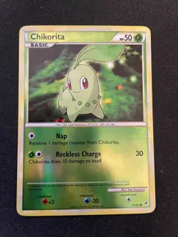 Chikorita 53/95 Reverse Holo Call of Legends Pokemon TCG - LP+ - Image 1