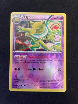 Hypno 51/122 Breakpoint Reverse Holo Rare Pokemon TCG - LP+ - Image 1