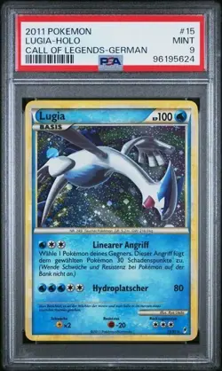 Pokemon Lugia #15 / Call of Legends Holo Deutsch / PSA 9 - Image 1